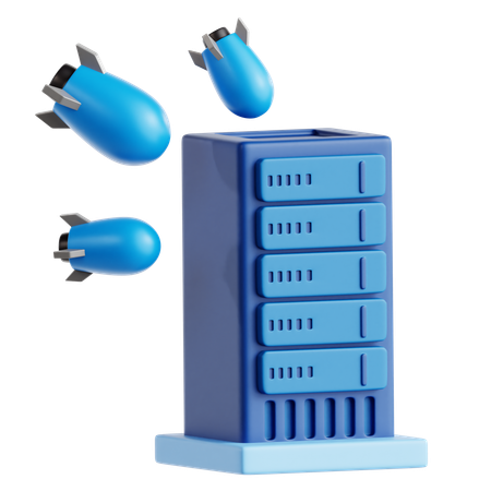 DDoS Attack  3D Icon
