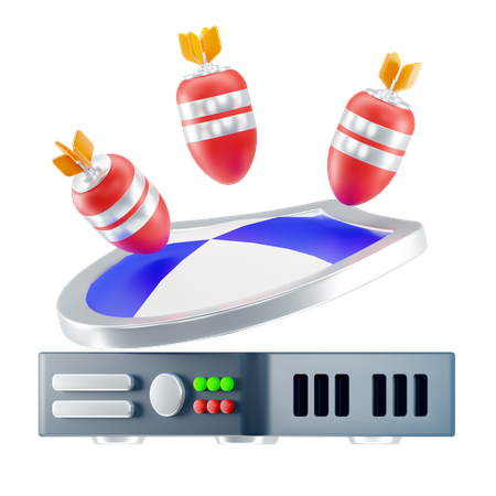 DDoS-Schutz  3D Icon