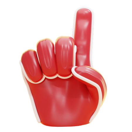 De doigt  3D Icon