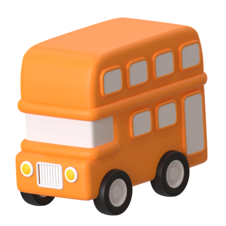 De dos pisos  3D Icon