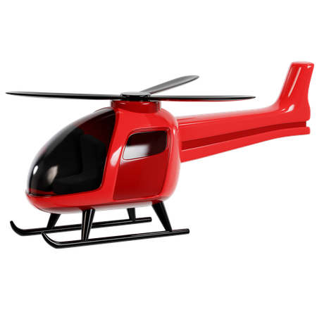 D'hélicoptère  3D Icon