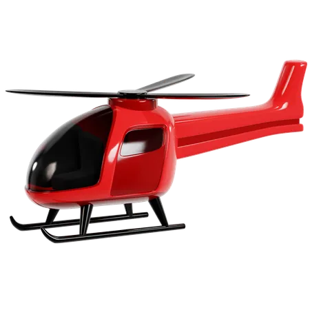 D'hélicoptère  3D Icon