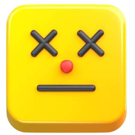 Dead Emoji  3D Icon