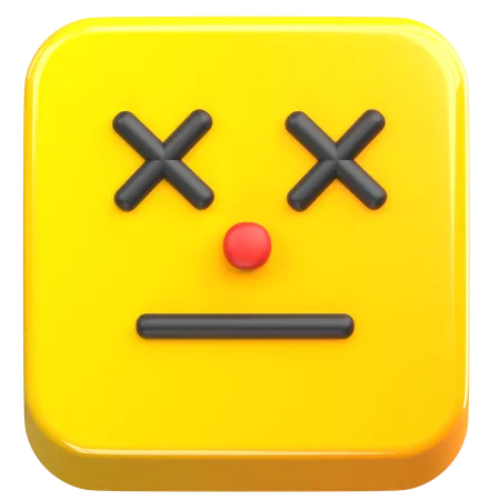 Dead Emoji  3D Icon