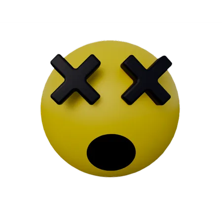 Dead Emoji  3D Icon