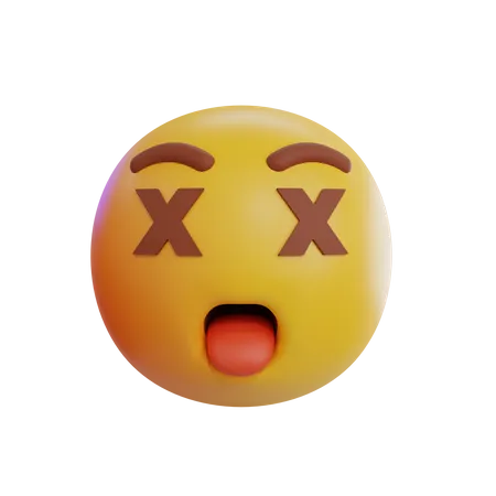 Dead Emoji  3D Icon