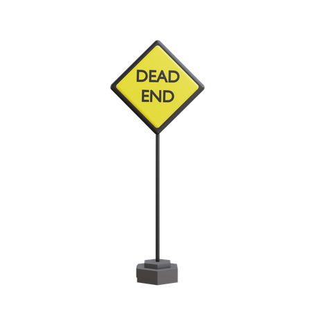 Dead End  3D Icon