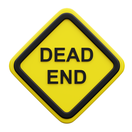 Dead End  3D Icon