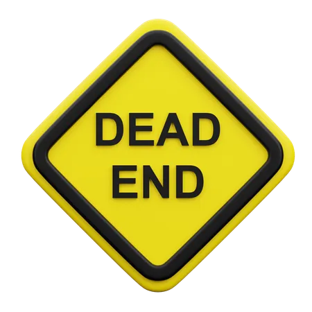 Dead End  3D Icon