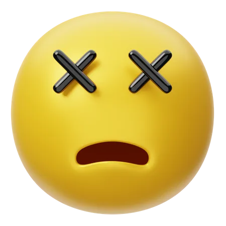 Dead Face  3D Emoji