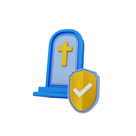 死亡保険  3D Icon