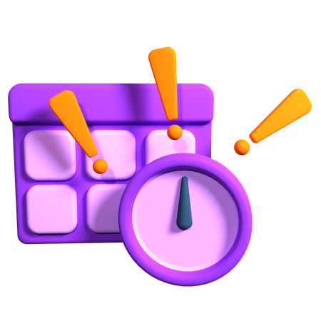 Deadline  3D Icon