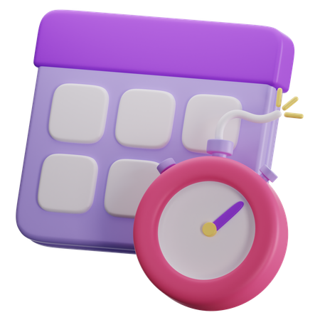 Deadline  3D Icon