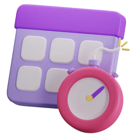 Deadline  3D Icon