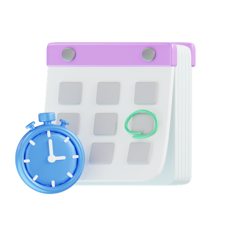 Deadline  3D Icon