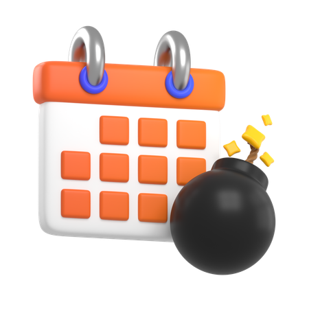 Deadline  3D Icon