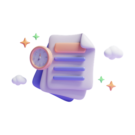 Deadline  3D Icon