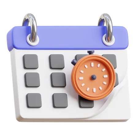 Deadline  3D Icon