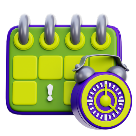 Deadline  3D Icon