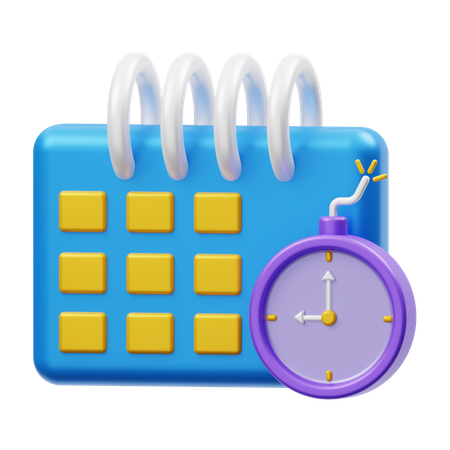 Deadline  3D Icon