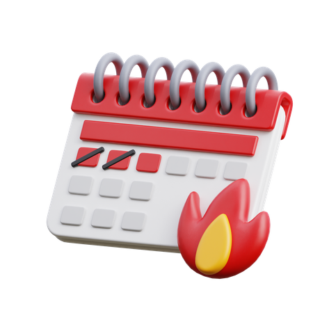 Deadline calendar  3D Icon