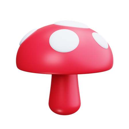 Deadly Mushroom  3D Icon