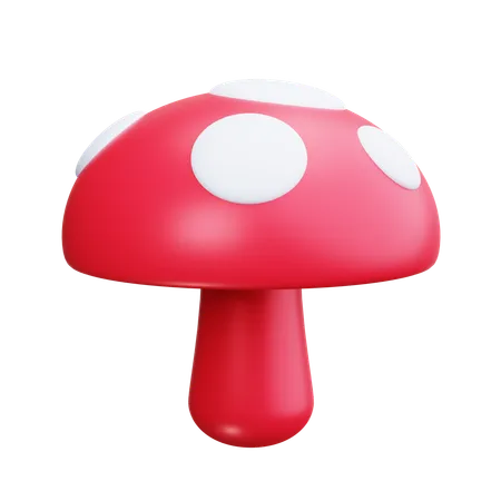 Deadly Mushroom  3D Icon