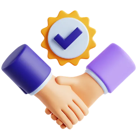 Deal Agreement 3 D Icon 3D Icon