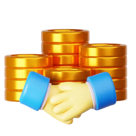 Deal  3D Icon