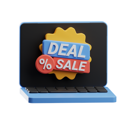 Deal And Sale  3D Icon