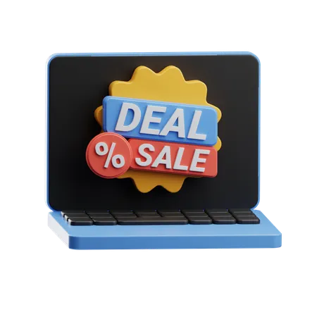 Deal And Sale  3D Icon