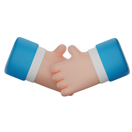 Deal Händedruck Handbewegung  3D Icon