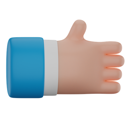 Deal Handshake Hand Gesture  3D Icon