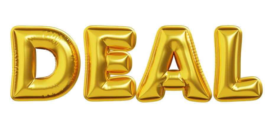 Deal Label  3D Icon