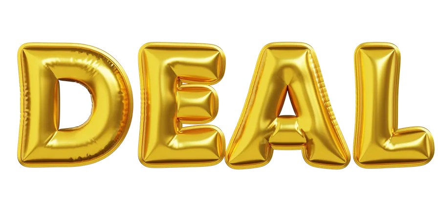 Deal Label  3D Icon