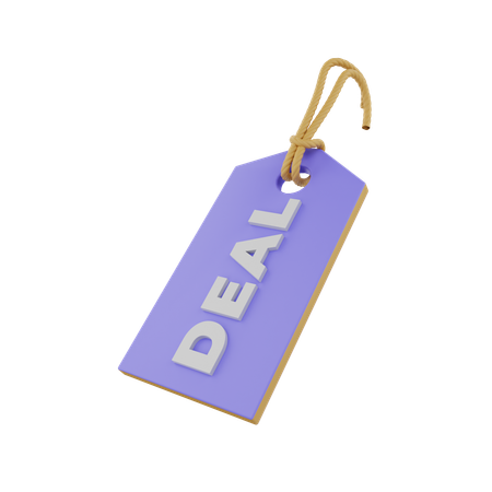 Deal Tag  3D Icon