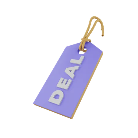 Deal Tag  3D Icon
