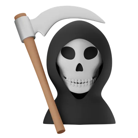 Grim Reaper 3D Icon download in PNG, OBJ or Blend format