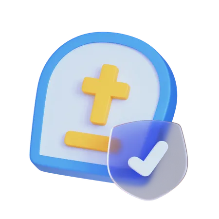 Death Insurance  3D Icon