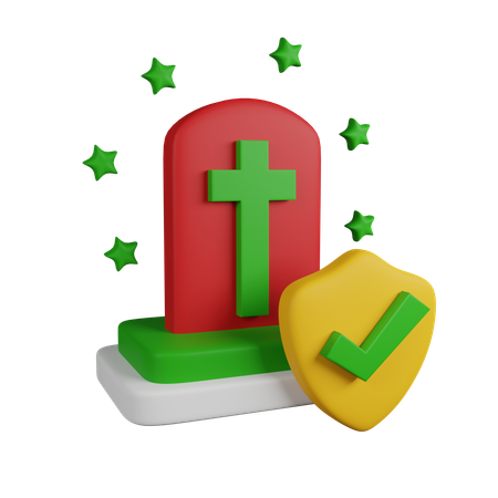 Death insurance  3D Icon