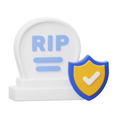 Death Insurance  3D Icon