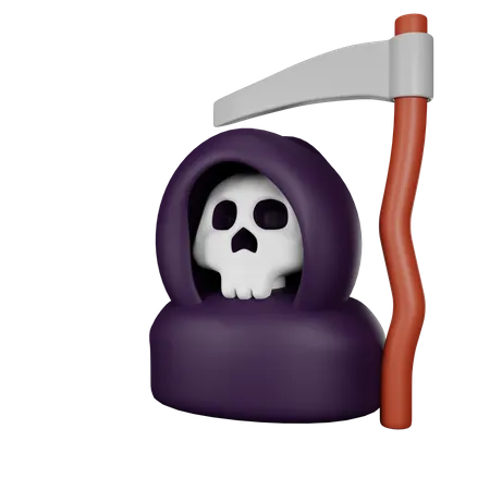 grim reaper 3d rendering icon illustration 29761574 PNG
