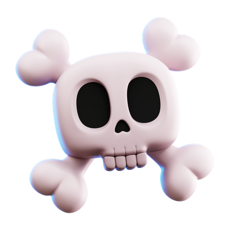 死の頭蓋骨  3D Icon