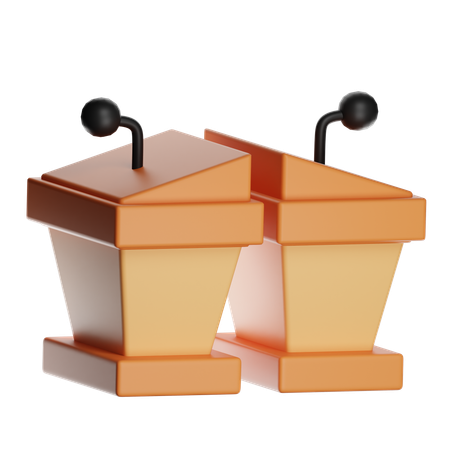 Debate  3D Icon