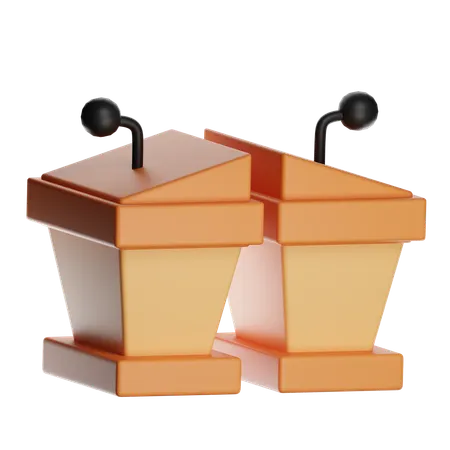 Debate  3D Icon