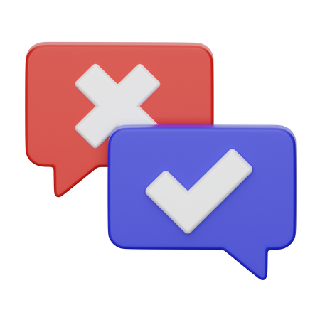 Debate  3D Icon