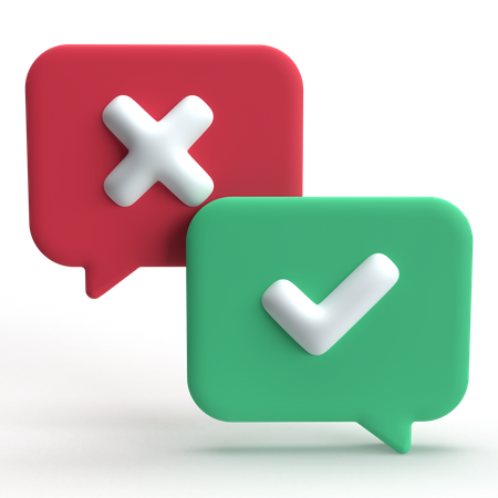 Debate  3D Icon