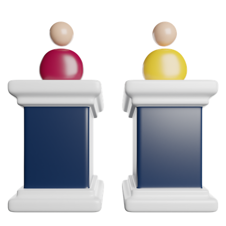 Debatte  3D Icon