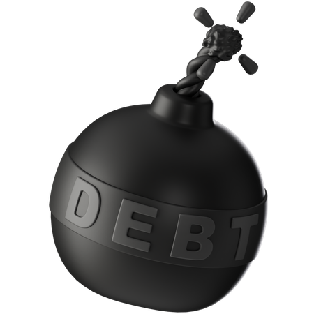 Debit Bomb  3D Icon