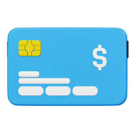 デビットカード  3D Icon